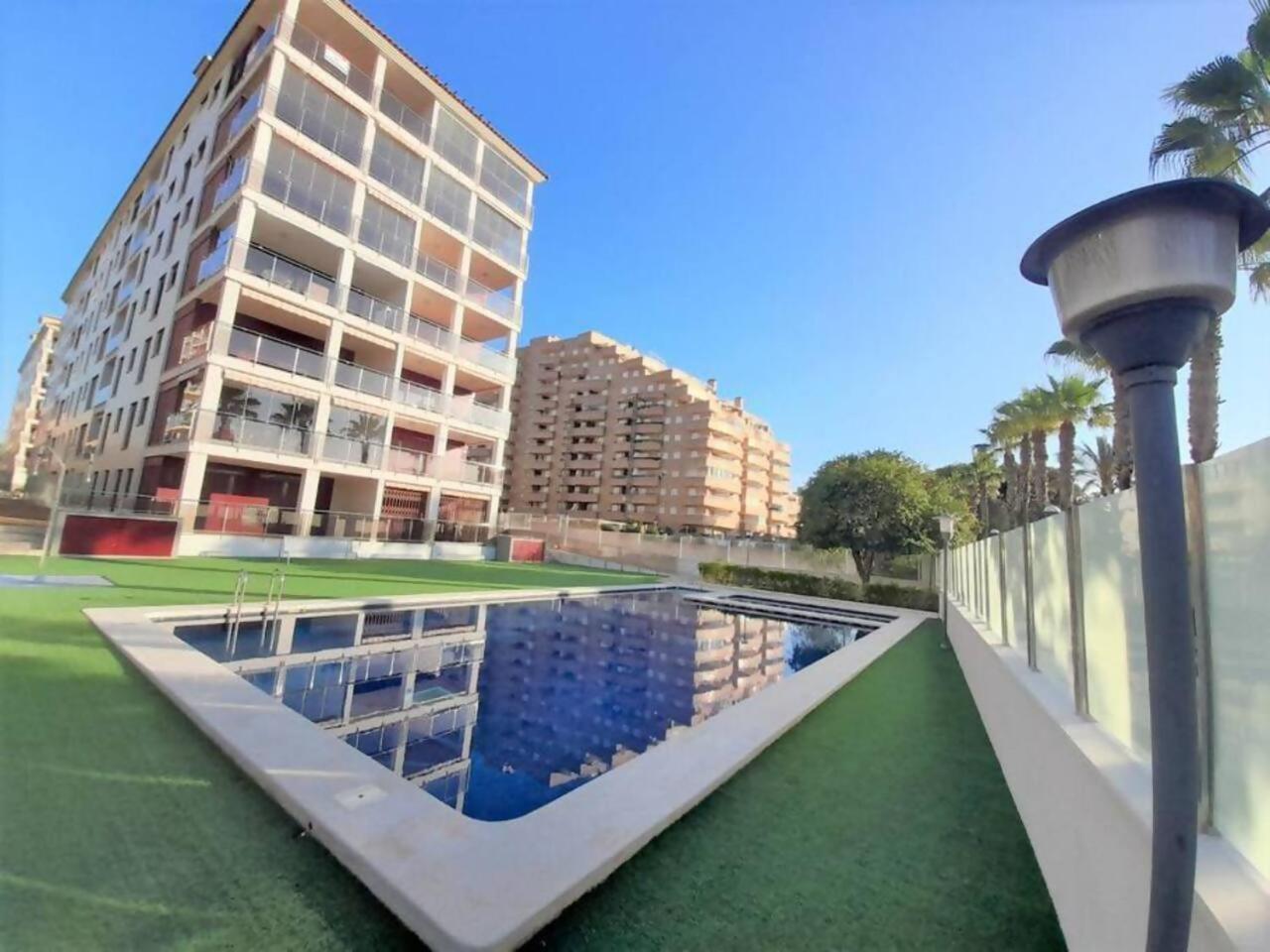 Ferienwohnung Ayf Espectacular Terraza En 1ª Linea De Playa Oropesa del Mar Exterior foto